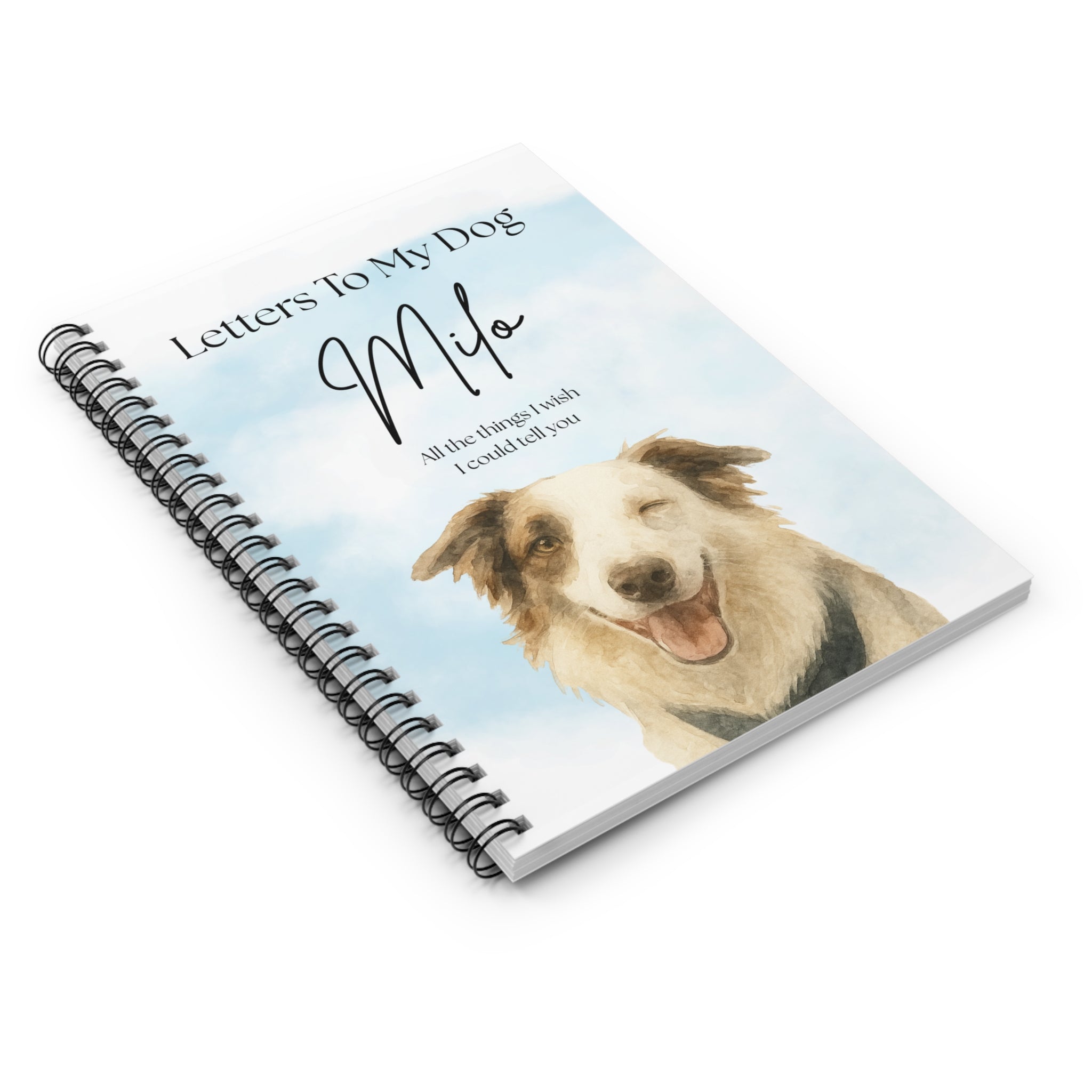 Letters to My Dog Notebook