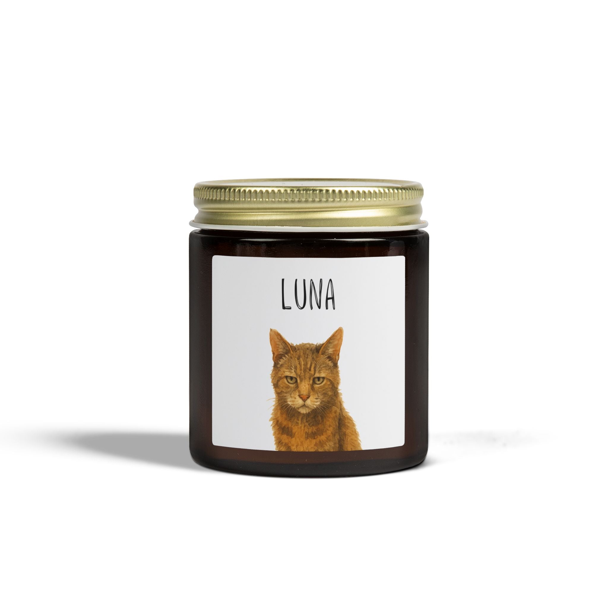 Minimal Watercolor Candle