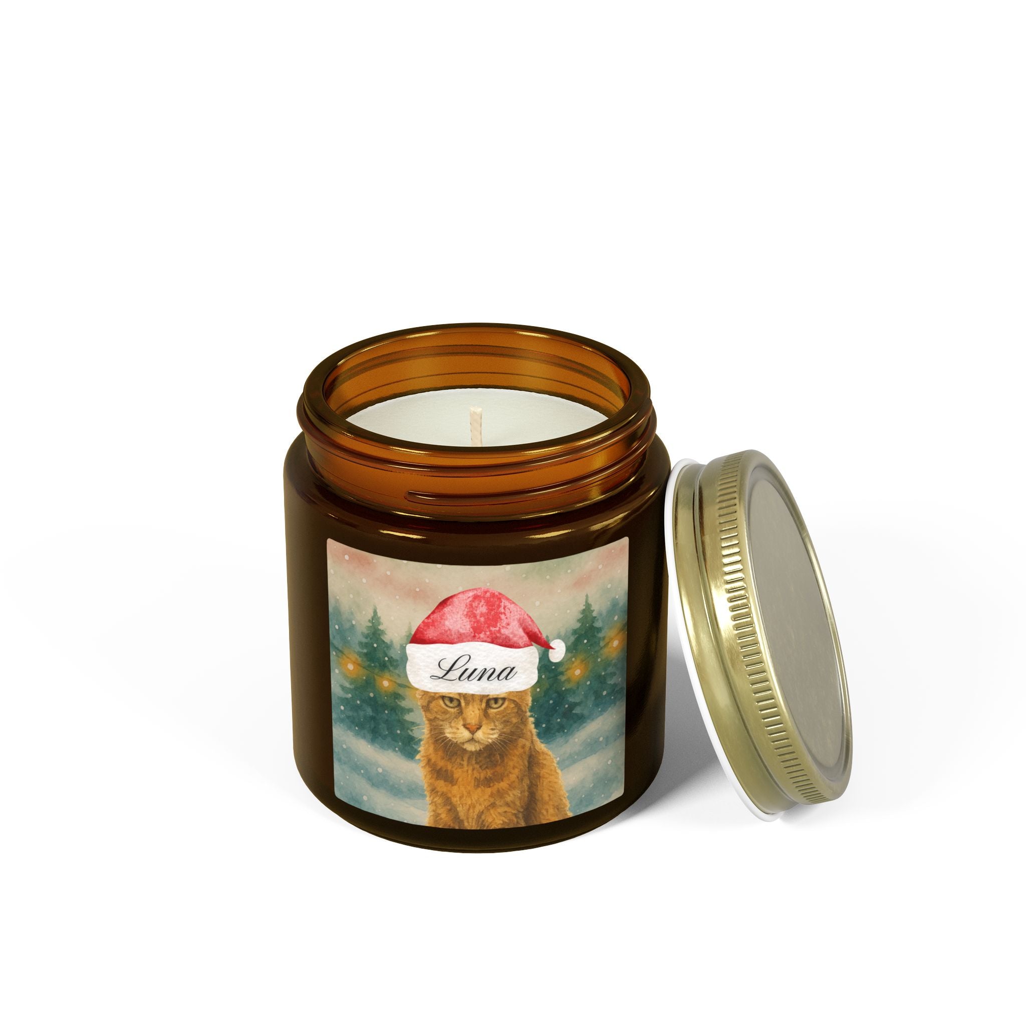 Santa Hat Candle