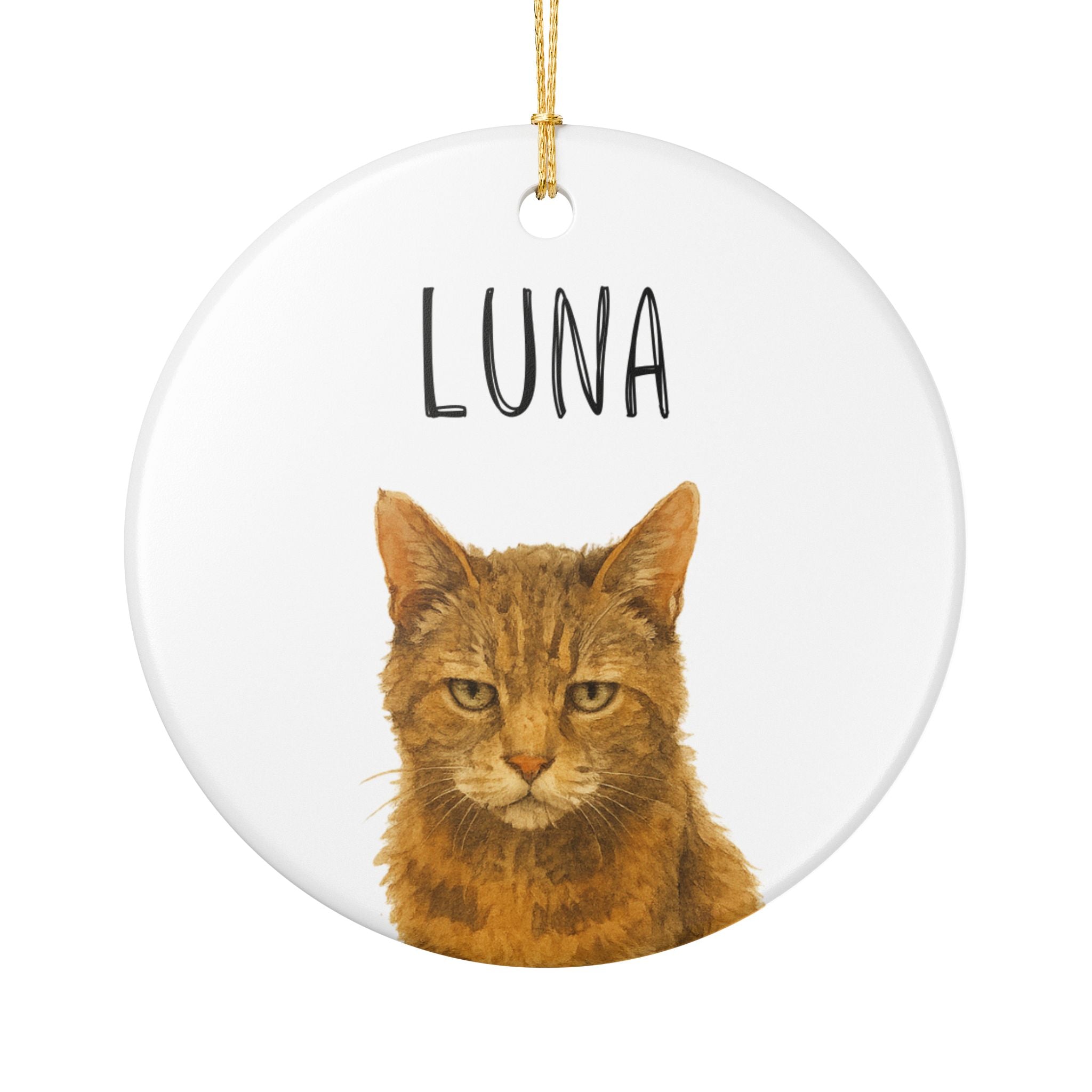 Minimal Portrait Ornament