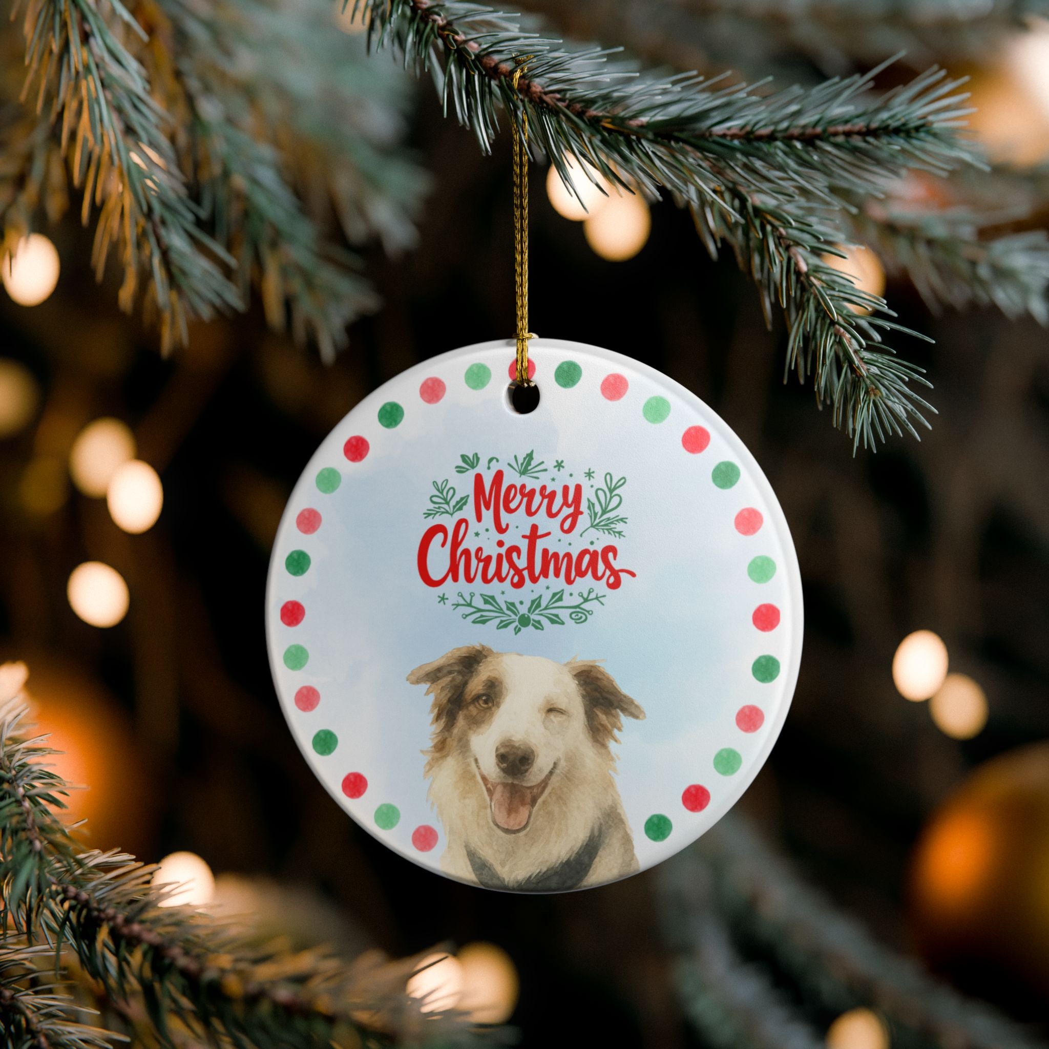 Merry Christmas Ornament
